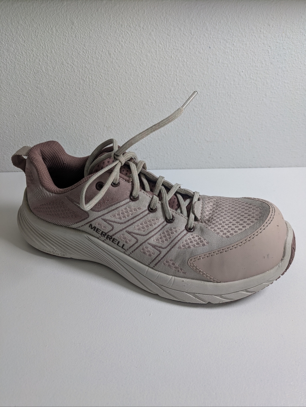 Merrell Women's Moab Flight CF Industrial Comp Toe Work Sneakers Sz 7.5M Hiking